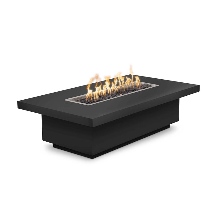 The Outdoor Plus Fremont Metal Rectangular Fire Pit Table