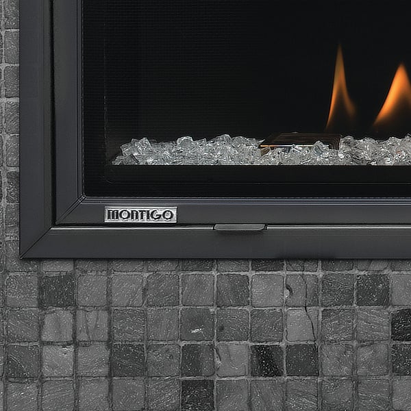 Montigo DelRay 34-Inch Full Load Square Direct Vent Gas Fireplace