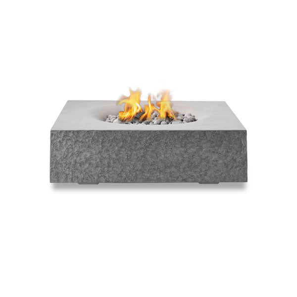 Pyromania Fire Monument Square 41" x 41" Concrete Fire Pit Table