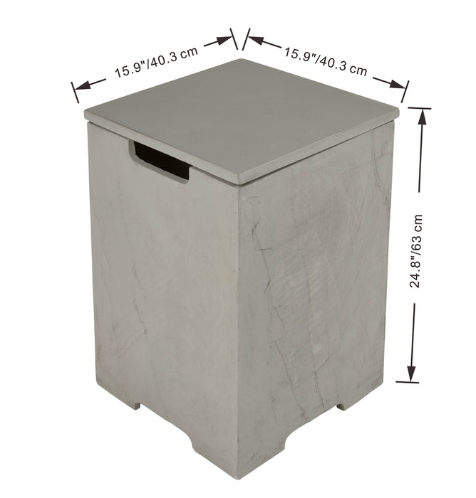 Elementi Plus Square Tank Cover ONB404