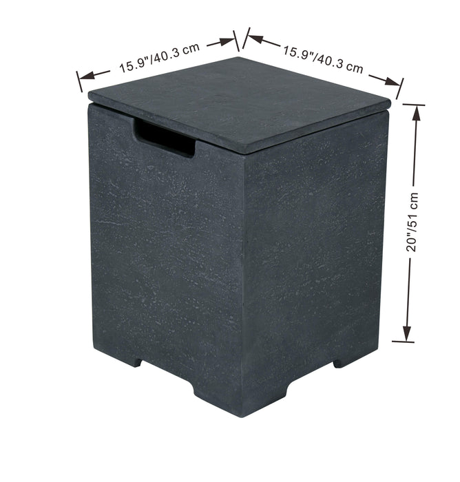 Elementi Plus Square Tank Cover ONB405