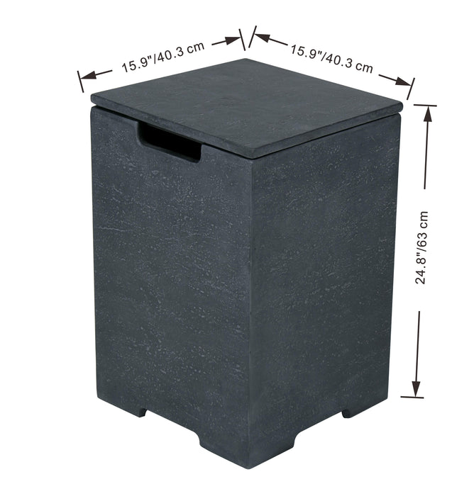 Elementi Plus Square Tank Cover ONB406