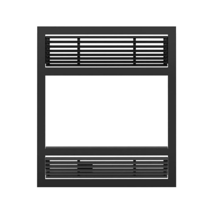 Osburn OA10251 Metallic Black Traditional Faceplate for Stratford II Wood Fireplace