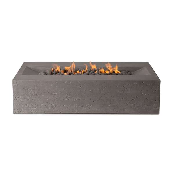 Pyromania Fire Millenia Rectangular 48" x 30" Concrete Fire Pit Table