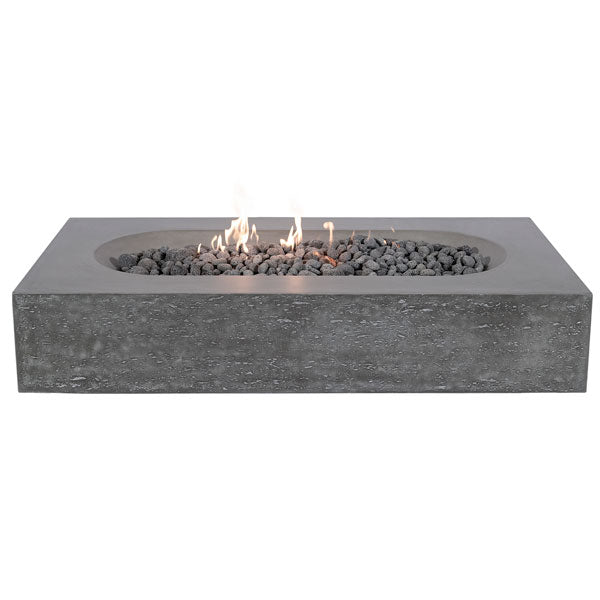 Pyromania Fire Alchemy Rectangular 60" x 30" Concrete Fire Pit Table