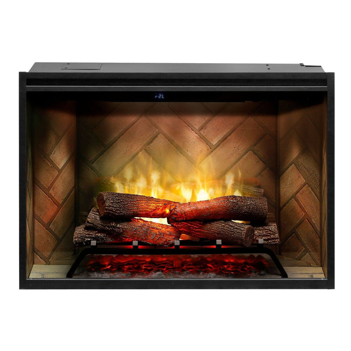 Dimplex Revillusion 36 Inch Built-In Electric Firebox Herringbone 500002400