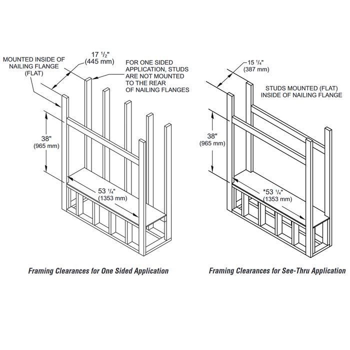 Superior DRL4543 43-Inch Linear Direct Vent Gas Fireplace