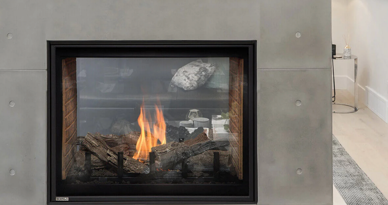 Montigo Divine 36-Inch See Through Direct Vent Gas Fireplace