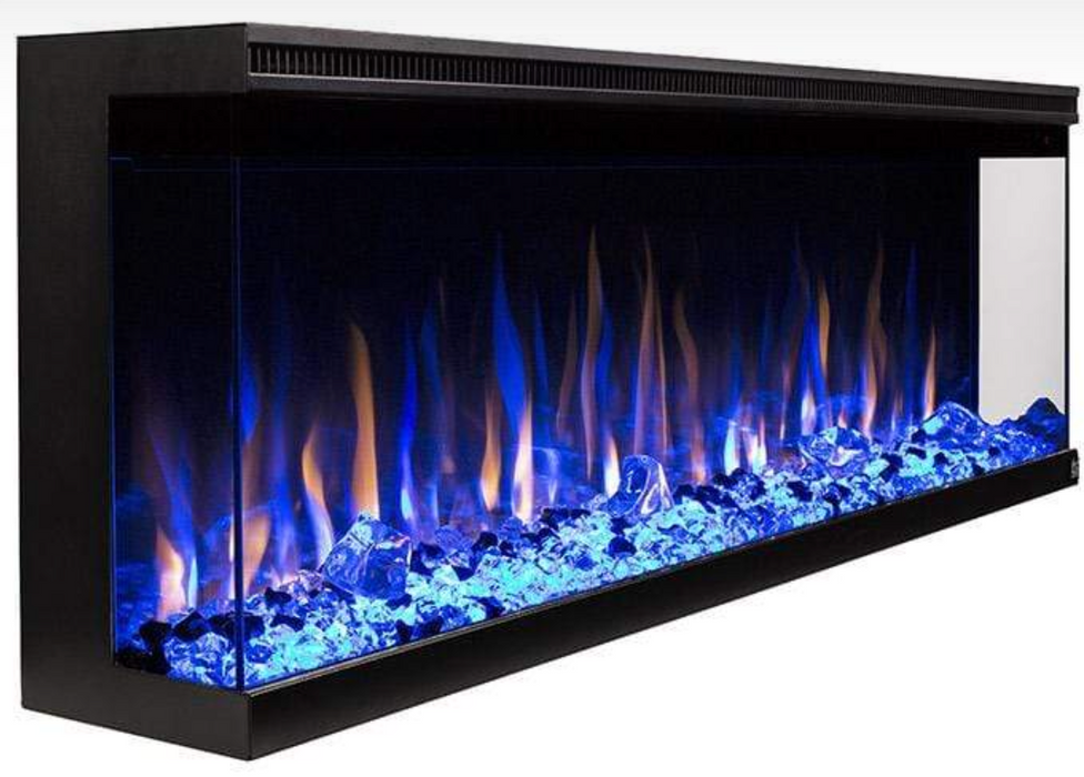 Touchstone - Sideline Infinity 3 Sided 72 Inch WiFi Enabled Smart Recessed Electric Fireplace 80051 (Alexa/Google Compatible)