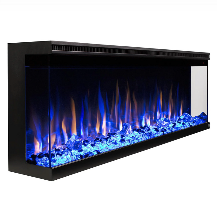 Touchstone - Sideline Infinity 3 Sided 50 Inch WiFi Enabled Smart Recessed Electric Fireplace 80045 (Alexa/Google Compatible)