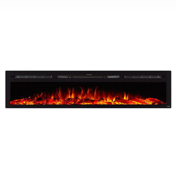 Touchstone - Sideline 84 80043 84 Inch Recessed Electric Fireplace