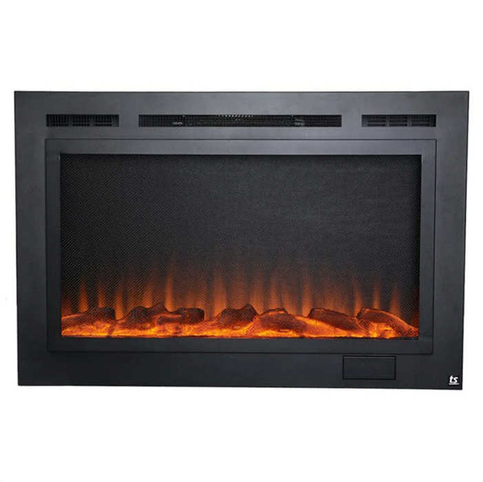 Touchstone - Forte Steel Mesh Screen 80048 40 Inch Recessed Electric Fireplace