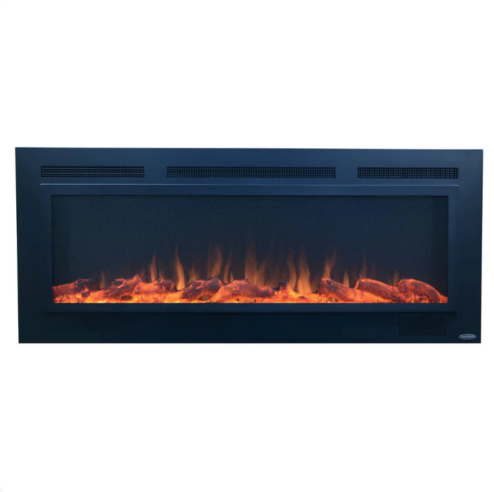 Touchstone - Sideline Steel Mesh Screen Non Reflective 80013 50 Inch Recessed Electric Fireplace