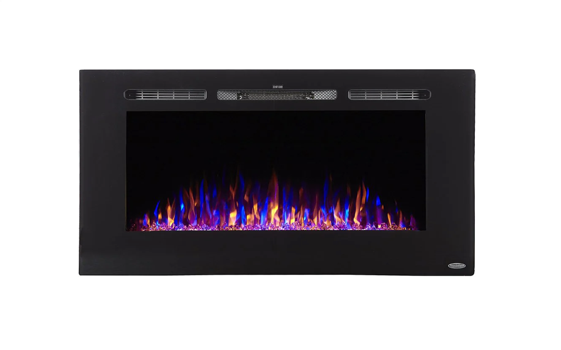 Touchstone - Sideline 40 80027 40 Inch Recessed Electric Fireplace