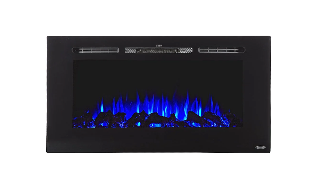 Touchstone - Sideline 40 80027 40 Inch Recessed Electric Fireplace