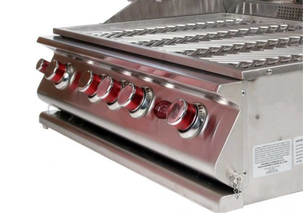 Cal Flame - Convection Series Built In 5 Burner 40" Grill