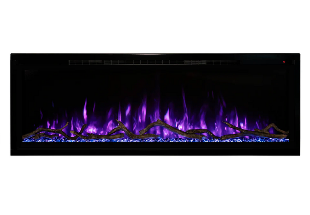 Modern Flames - Spectrum Slimline 74" Built-In Electric Fireplace - SPS-74B
