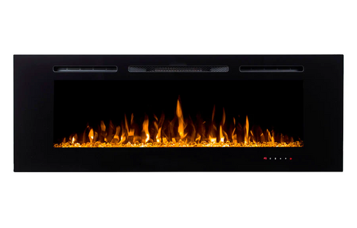 Modern Flames Challenger Series Built-In 60" Electric Fireplace Orange Flame with White Background