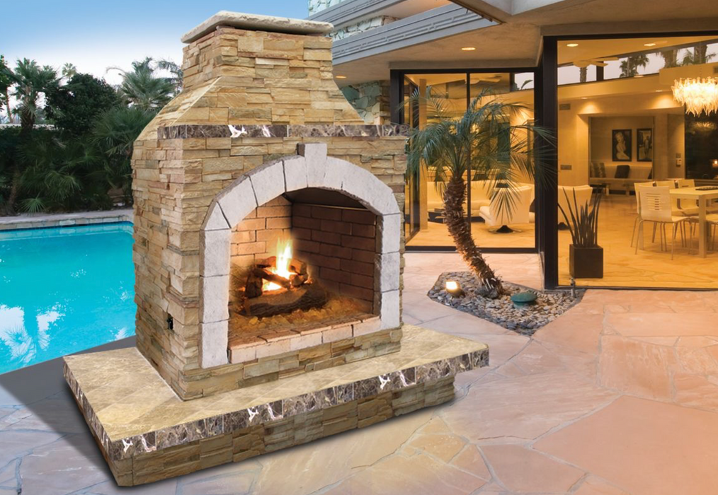 Cal Flame - Outdoor Fireplace FRP-909-3