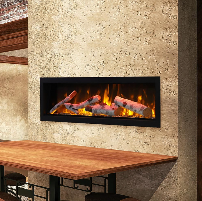 Amantii - Panorama Slim Full View Smart Electric Fireplace