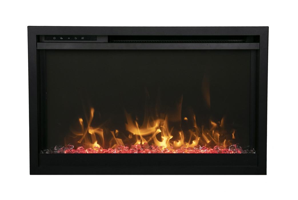 Amantii - Traditional Xtra Slim Smart Wifi Enabled Electric Fireplace