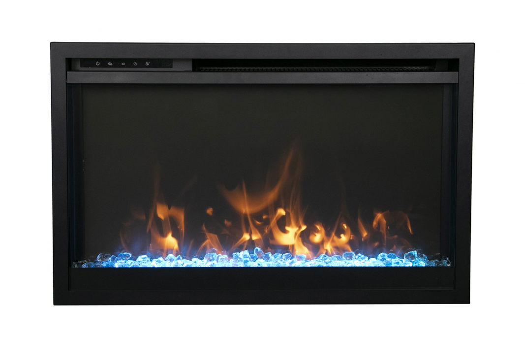 Amantii - Traditional Xtra Slim Smart Wifi Enabled Electric Fireplace