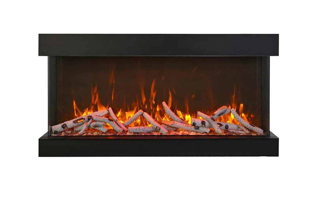 Amantii - True View XL XT Smart 3 Sided Built In Electric Fireplace