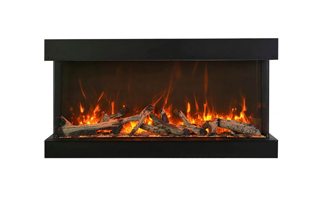 Amantii - True View XL XT Smart 3 Sided Built In Electric Fireplace