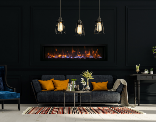 Remii Deep Built-In Electric Fireplace In Living Room
