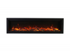 Remii WM Slim Smart Built-In Electric Fireplace Image with White Background