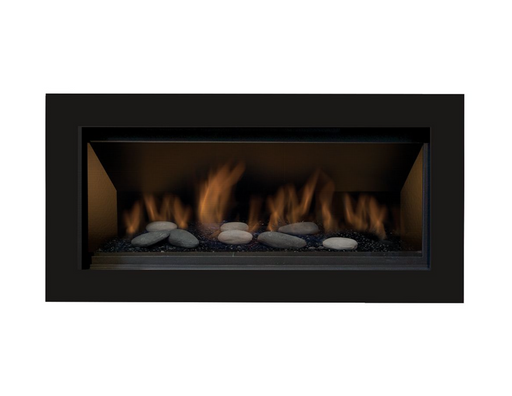 Sierra Flame Bennett 45L Direct Vent Linear Gas Fireplace with White Background