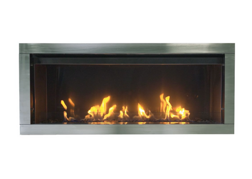Sierra Flame Tahoe 450L Outdoor Vent Free Linear Fireplace Image with White Background
