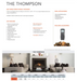 Sierra Flame Thompson 36 Direct Vent Linear Gas Fireplace Specifications Sheet