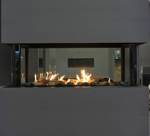 Sierra Flame Lyon 4 Sided See Through Gas Fireplace