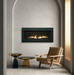 Sierra Flame Stanford 55L Linear Gas Fireplace in Sitting Room