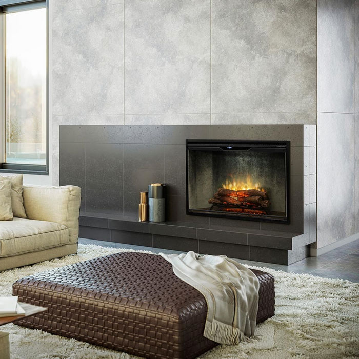 Dimplex Revillusion 36 Inch Built-In Electric Firebox Herringbone 500002400