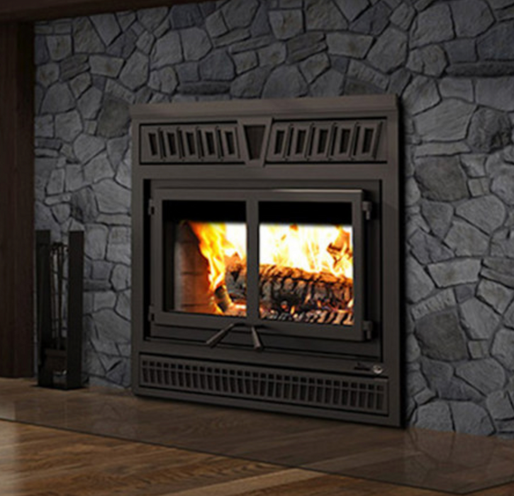 Valcourt Waterloo Square Faceplate FP15 Wood Fireplace