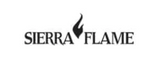 Sierra Flame Black and White Logo with White Background
