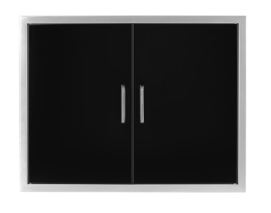 Wildfire Outdoor Double Door BLACK SS - WF-DDR3024-BSS