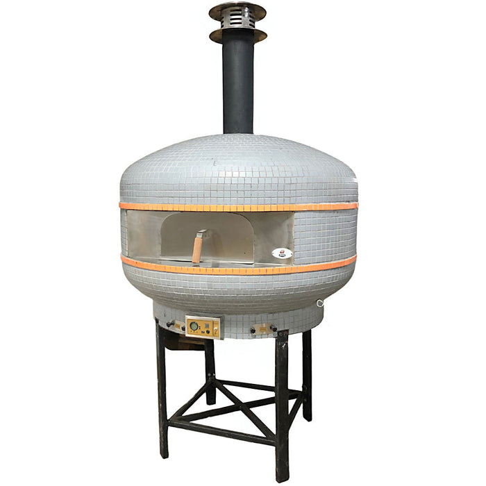 WPPO 28" Lava Dome Professional Wood Fired Outdoor Pizza Oven - WKPM-D7000