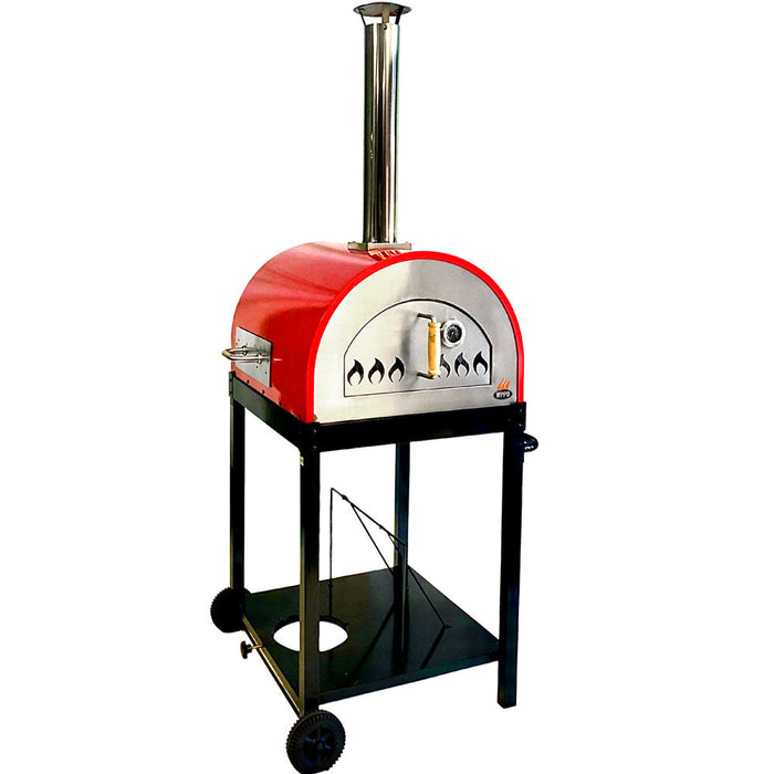 WPPO Traditional 25" Dual-fueled Hybrid Outdoor Pizza Oven - WKE-04WG