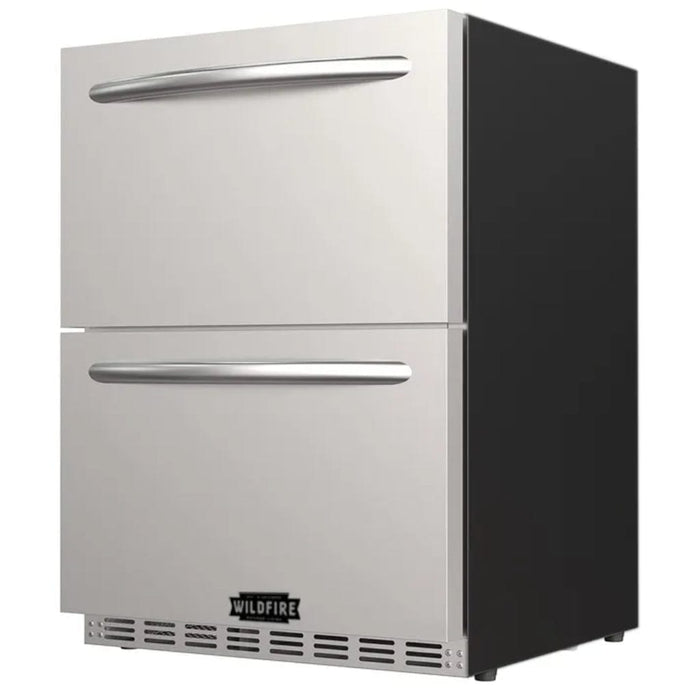 Wildfire Outdoor 24" Dual Drawer Refrigerator Stainless Steel - WFRDD-24