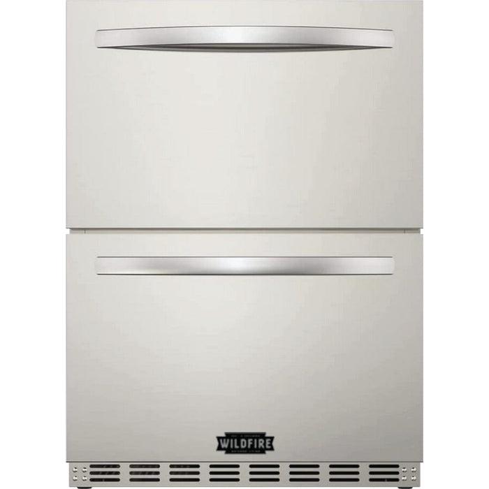 Wildfire Outdoor 24" Dual Drawer Refrigerator Stainless Steel - WFRDD-24