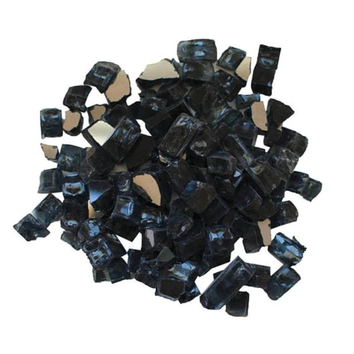 Sierra Flame AMSF-GLASS-03 by Amantii 1/2" Charcoal Reflective Fire Glass - 5lbs