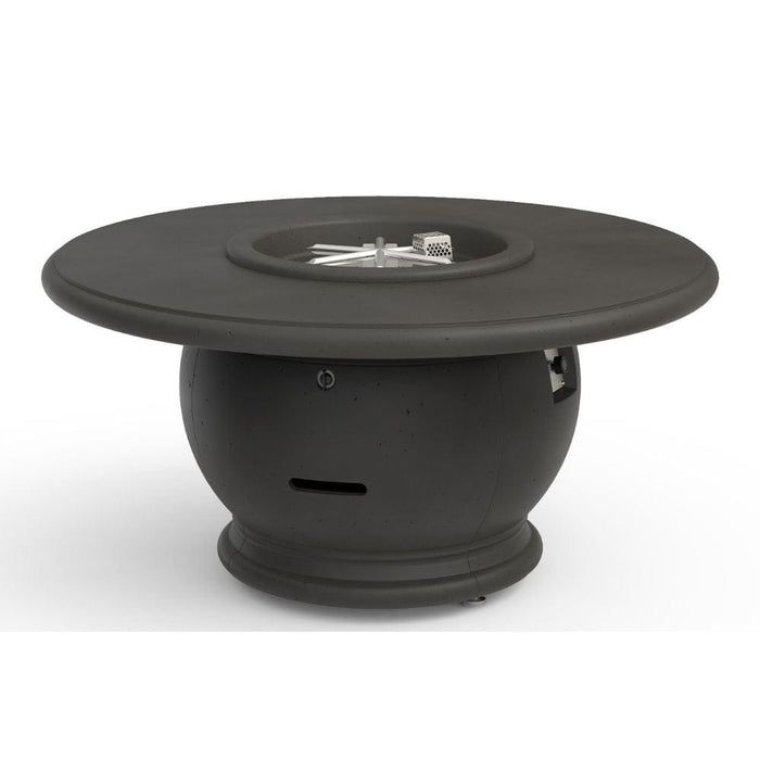 American Fyre Designs 48" Amphora Concrete Round Gas Fire Pit Table