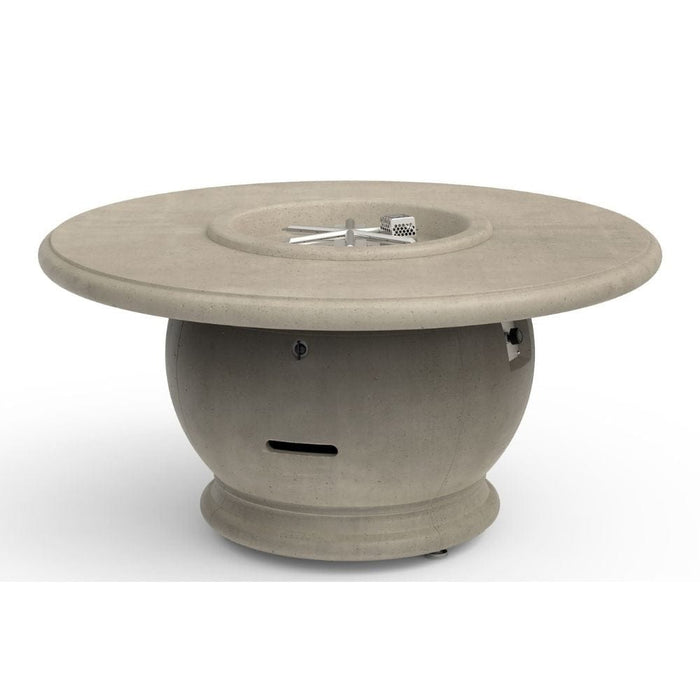 American Fyre Designs 48" Amphora Concrete Round Gas Fire Pit Table