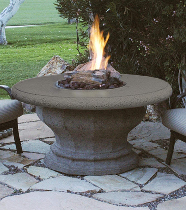 American Fyre Designs 48" Inverted Round Gas Firetable