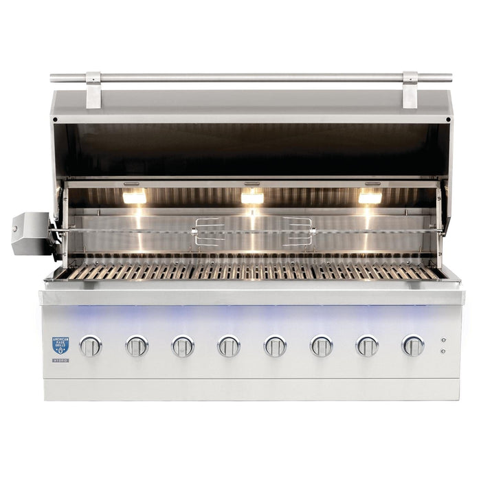 American Made Grills Encore 54 Inch Built-In Gas Grill with Infrared Searing Burner and Rotisserie Kit - ENC54