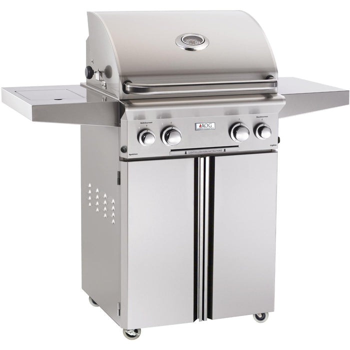 American Outdoor Grill 24” L-Series Freestanding Gas Grill with Rotisserie & Back Burner - 24PCL