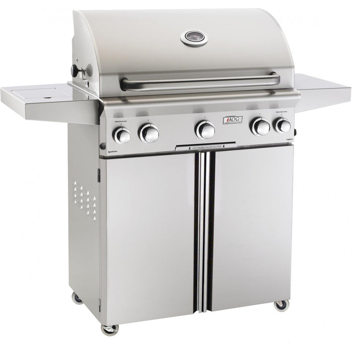 American Outdoor Grill 30-Inch L-Series 3-Burner Gas Grill with Rotisserie & Side Burner - 30PCL